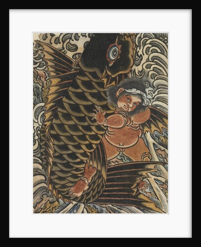 Kintaro with Carp, 19th century by Unknown