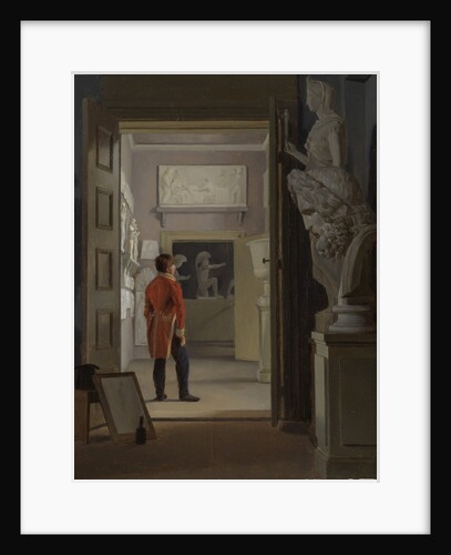 The Hall of Antiquities at Charlottenborg Palace, Copenhagen, 1830 by Adam August Müller