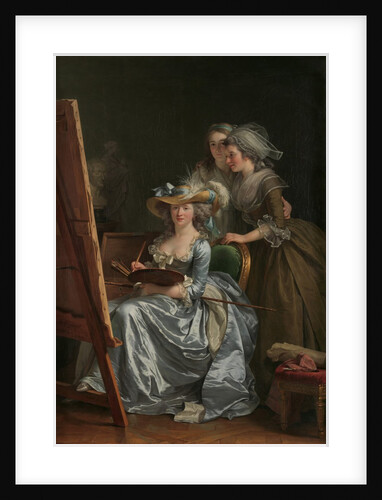 Self-Portrait with Two Pupils, Marie Gabrielle Capet and Marie Marguerite…, 1785 by Adélaïde Labille-Guiard