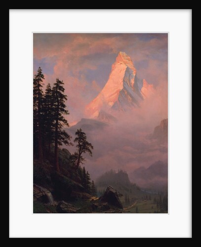 Sunrise on the Matterhorn, after 1875 by Albert Bierstadt