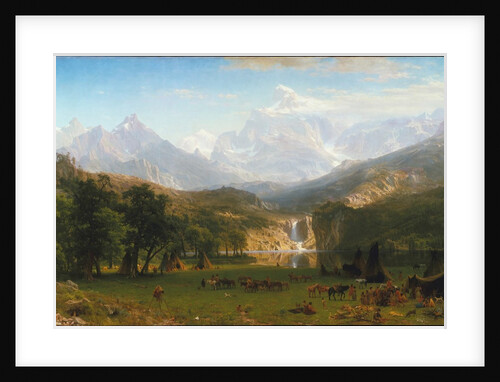 The Rocky Mountains, Lander's Peak, 1863 by Albert Bierstadt
