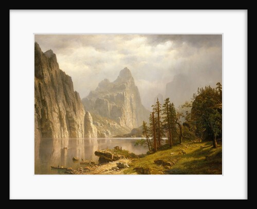 Merced River, Yosemite Valley, 1866 by Albert Bierstadt