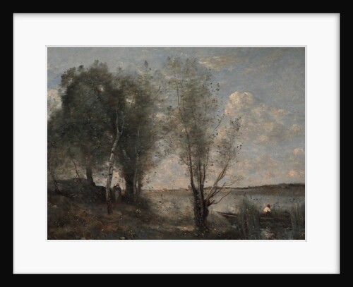 Boatman among the Reeds, ca. 1865 by Jean-Baptiste-Camille Corot