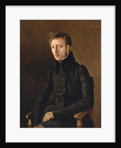 Toussaint Lemaistre, 1833 by Jean-Baptiste-Camille Corot