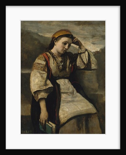 Reverie, ca. 1860-65 by Jean-Baptiste-Camille Corot