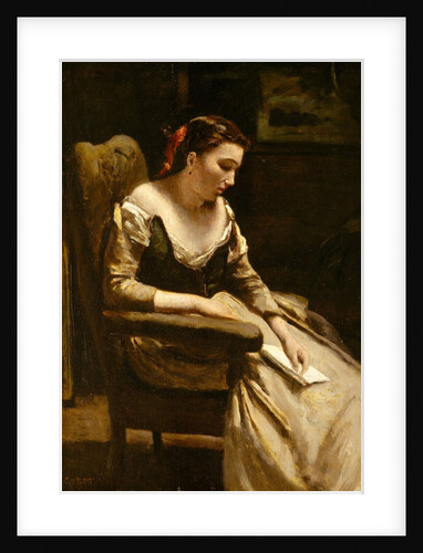 The Letter, ca. 1865 by Jean-Baptiste-Camille Corot