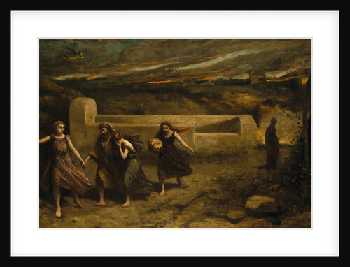The Burning of Sodom, 1843 and 1857 by Jean-Baptiste-Camille Corot