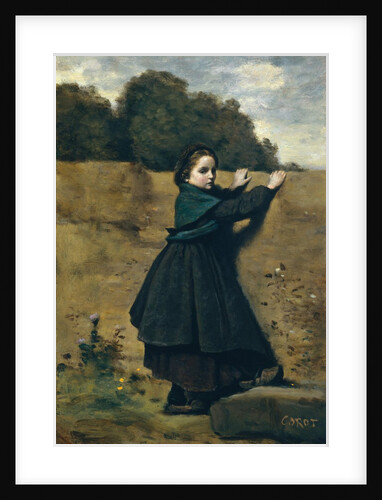 The Curious Little Girl, 1860-64 by Jean-Baptiste-Camille Corot