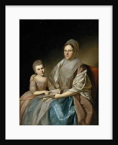 Mrs. Samuel Mifflin and Her Granddaughter Rebecca Mifflin Francis, 1777-80 by Charles Willson Peale