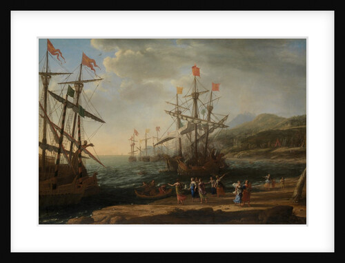 The Trojan Women Setting Fire to Their Fleet, ca. 1643 by Claude Lorrain