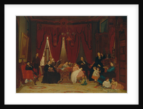 The Hatch Family, 1870-71 by Eastman Johnson