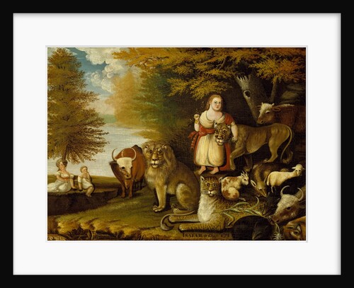 Peaceable Kingdom, ca. 1830-32 by Edward Hicks