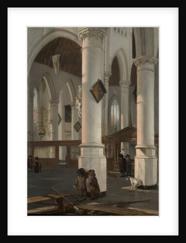 Interior of the Oude Kerk, Delft, probably 1650 by Emanuel de Witte