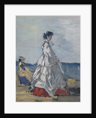 Princess Pauline Metternich on the Beach, ca. 1865-67 by Eugene Louis Boudin