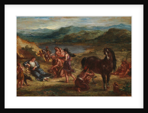 Ovid among the Scythians, 1862 by Eugene Delacroix