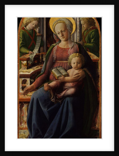 Madonna and Child Enthroned with Two Angels, ca. 1440 by Filippo Lippi