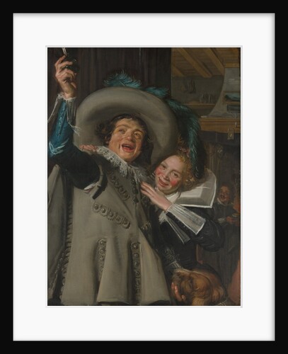 Young Man and Woman in an Inn, 1623 by Frans Hals