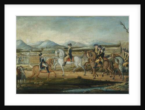 Washington Reviewing the Western Army at Fort Cumberland, Maryland, after 1795 by Frederick Kemmelmeyer