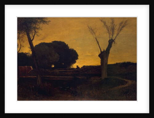 Evening at Medfield, Massachusetts, 1875 by George Inness