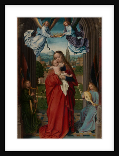 Virgin and Child with Four Angels, ca. 1510-15 by Gerard David