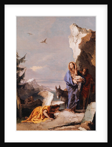 The Flight into Egypt, ca. 1767-70 by Giovanni Battista Tiepolo