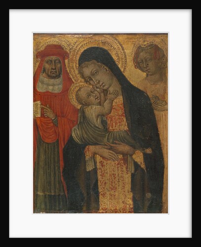 Madonna and Child with Saints Jerome and Agnes, ca. 1465 by Giovanni di Paolo