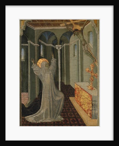 Saint Catherine of Siena Receiving the Stigmata, ca. 1447-65 by Giovanni di Paolo