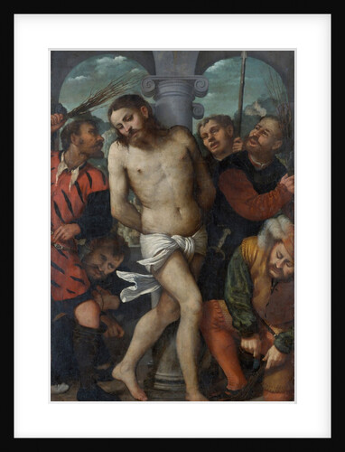 The Flagellation; The Madonna of Mercy, ca. 1540 by Romanino