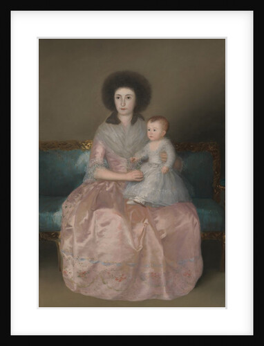 Condesa de Altamira and Her Daughter, María Agustina, 1787-88 by Francisco Goya