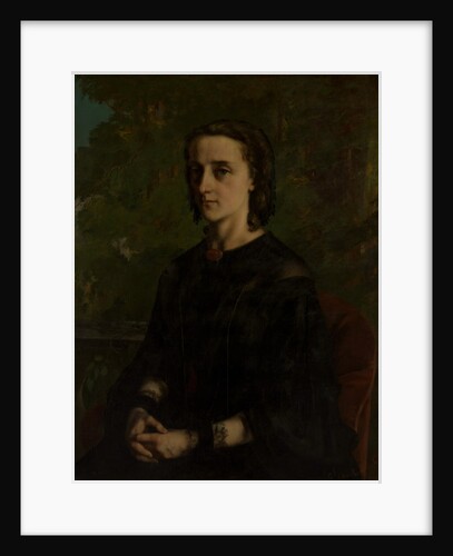 Madame Frederic Breyer, 1858 by Gustave Courbet