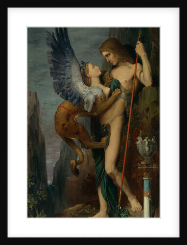 Oedipus and the Sphinx, 1864 by Gustave Moreau
