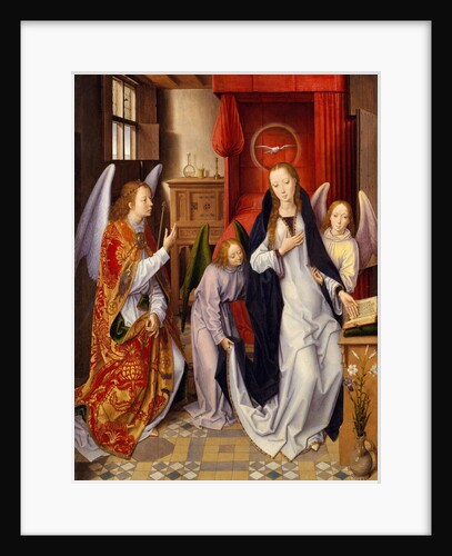 The Annunciation, 1480-89 by Hans Memling