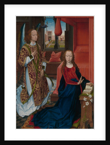 The Annunciation, ca. 1465-70 by Hans Memling