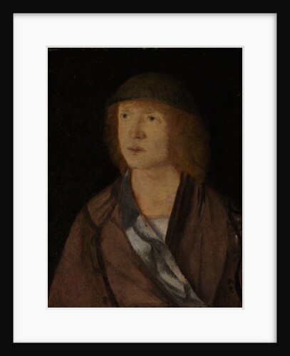 Portrait of a Young Man; Girl Making a Garland, ca. 1508 by Hans von Kulmbach