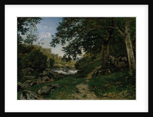 The Rocky Path in the Morvan, 1869 by Henri-Joseph Harpignies