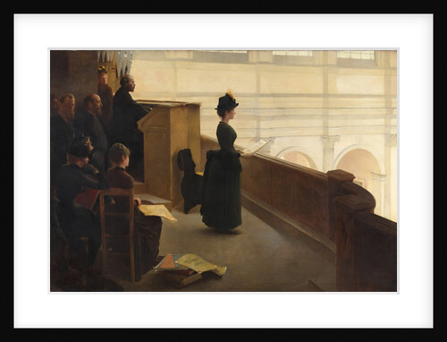 The Organ Rehearsal, 1885 by Henry Lerolle