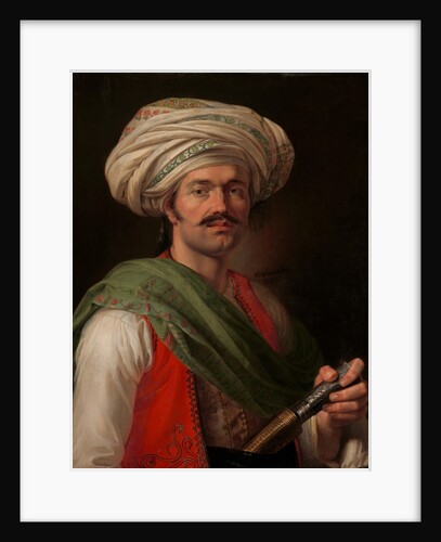 Portrait of a Mameluke, Said to Be Roustam Raza, 1810 by Émile Jean-Horace Vernet