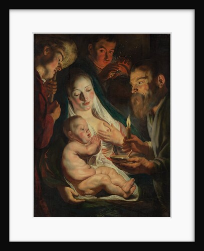 The Holy Family with Shepherds, 1616 by Jacob Jordaens