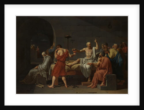 The Death of Socrates, 1787 by Jacques-Louis David