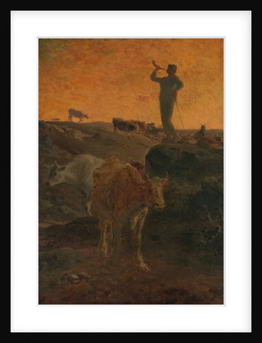 Calling the Cows Home, ca. 1872 by Jean Francois Millet