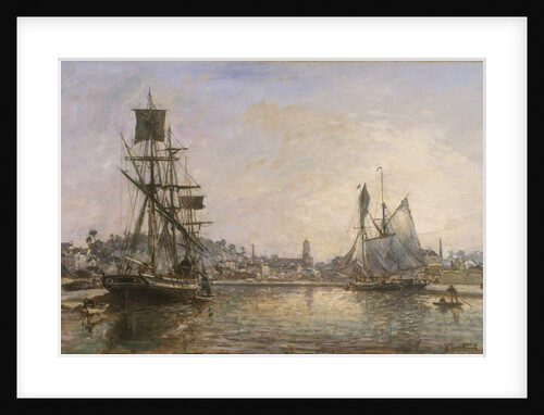 Honfleur, 1865 by Johan Barthold Jongkind