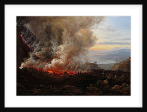 An Eruption of Vesuvius, 1824 by Johan Christian Dahl
