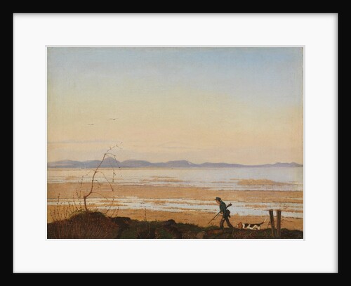 An Evening beside Lake Arresø, ca. 1837 by Johan Thomas Lundbye