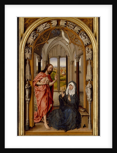 Christ Appearing to His Mother, ca. 1496 by Juan de Flandes