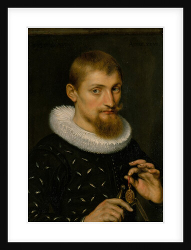 Portrait of a Man, Possibly an Architect or Geographer, 1597 by Peter Paul Rubens