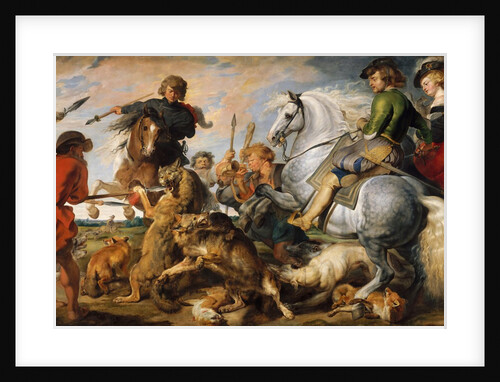 Wolf and Fox Hunt, ca. 1616 by Peter Paul Rubens