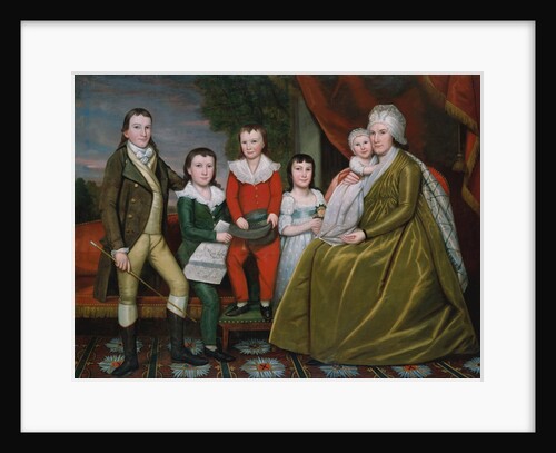 Mrs. Noah Smith and Her Children, 1798 by Ralph Earl