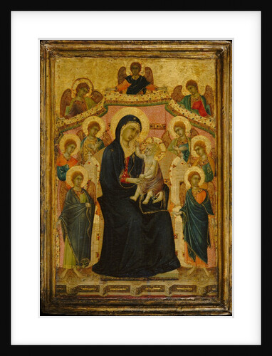 Madonna and Child with Nine Angels, ca. 1315 by Segna di Buonaventura