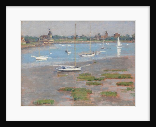 Low Tide, Riverside Yacht Club, 1894 by Theodore Robinson