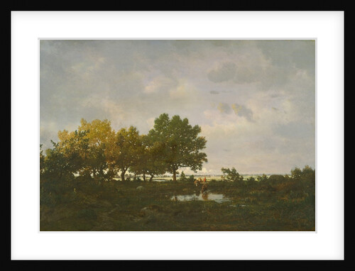 The Pond, 1855 by Theodore Rousseau